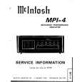 MCINTOSH MPI-4 Service Manual