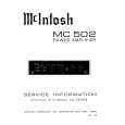 MCINTOSH MC502 Service Manual