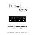 MCINTOSH MR77 Service Manual